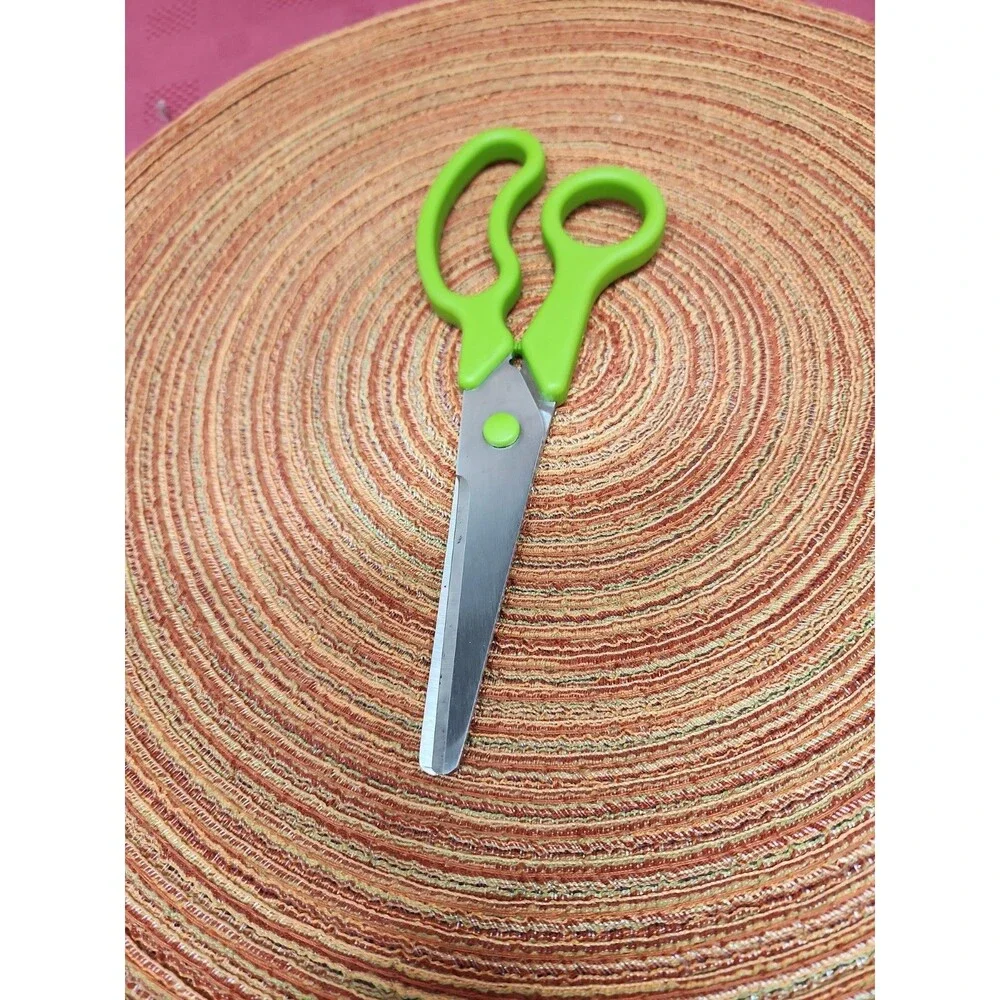 Kuhn Rikon Pull-Apart  Kitchen Shears Green Handle Swiss Made